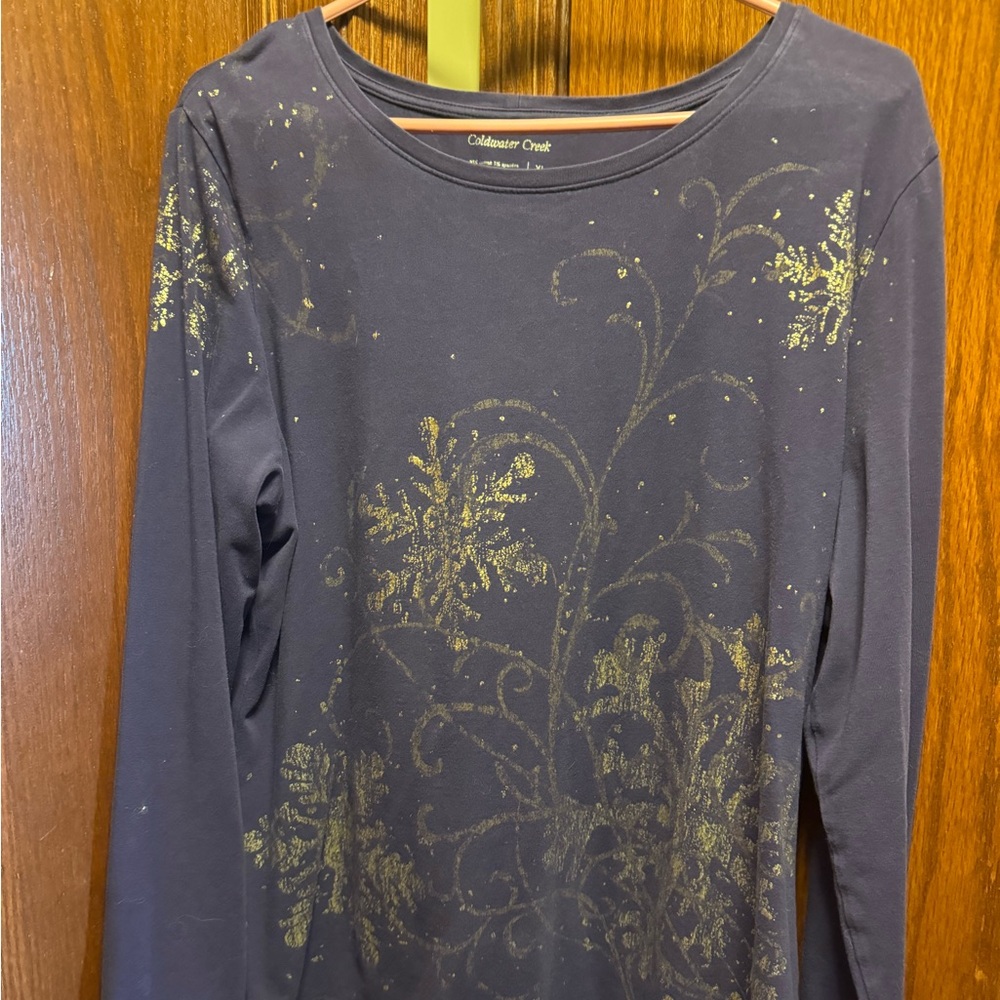 - Coldwater creek long sleeve t shirt
